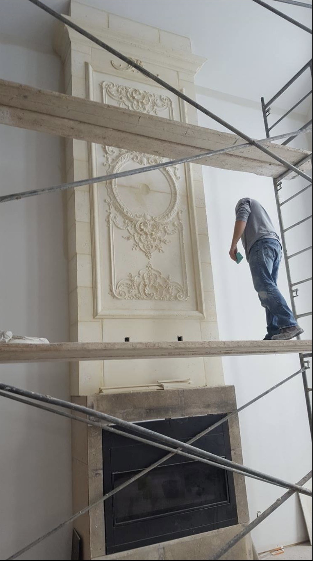 Foyer architectural et finition détaillée